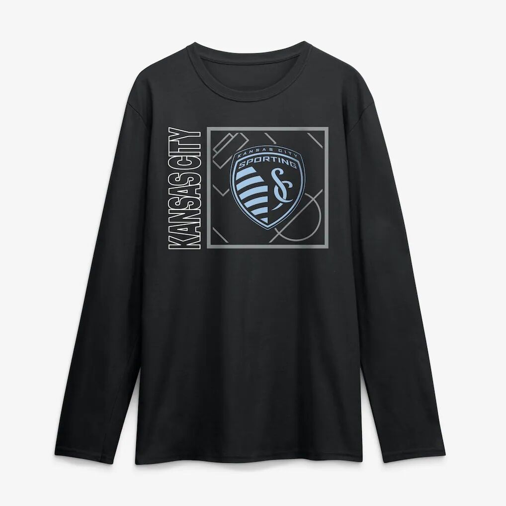 Sporting Kansas City  Home Field Pop Personalized Name & Number Long Sleeve T-Shirt