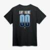 Vancouver Whitecaps FC Big & Tall Home Field Pop Personalized Name & Number T-Shirt - Black - Detail View