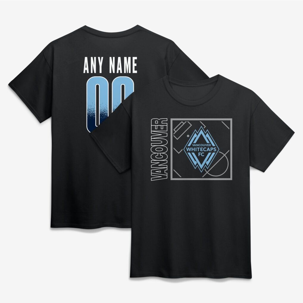 Vancouver Whitecaps FC Big & Tall Home Field Pop Personalized Name & Number T-Shirt