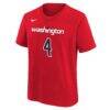 AJ Dybantsa Washington Wizards Nike Youth Icon Name & Number T-Shirt - Red - Side View