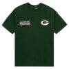 Green Bay Packers AntiSocialSocialClub x NFL Unisex Blossom T-Shirt - Green - Side View