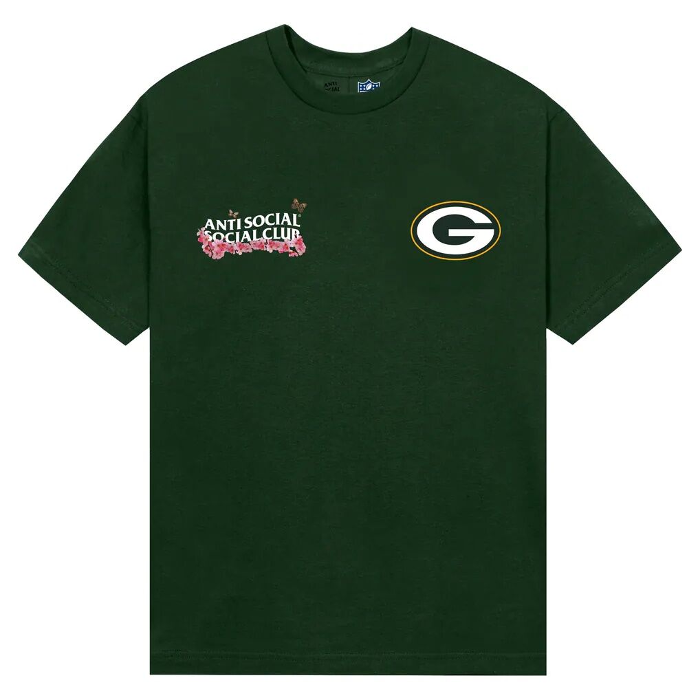 Green Bay Packers AntiSocialSocialClub x NFL Unisex Blossom T-Shirt