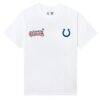 Indianapolis Colts AntiSocialSocialClub x NFL Unisex Blossom T-Shirt - White - Side View