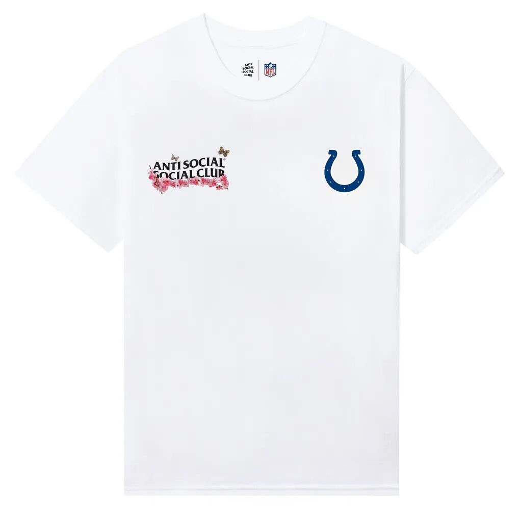 Indianapolis Colts AntiSocialSocialClub x NFL Unisex Blossom T-Shirt