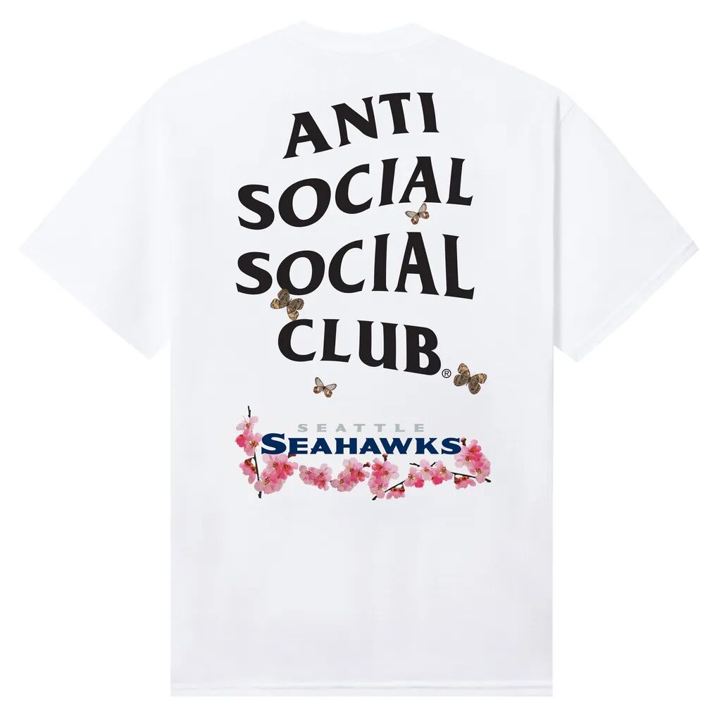 Seattle Seahawks AntiSocialSocialClub x NFL Unisex Blossom T-Shirt
