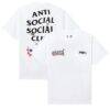 Seattle Seahawks AntiSocialSocialClub x NFL Unisex Blossom T-Shirt - White - Front View