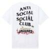 Jacksonville Jaguars AntiSocialSocialClub x NFL Unisex Blossom T-Shirt - White - Detail View