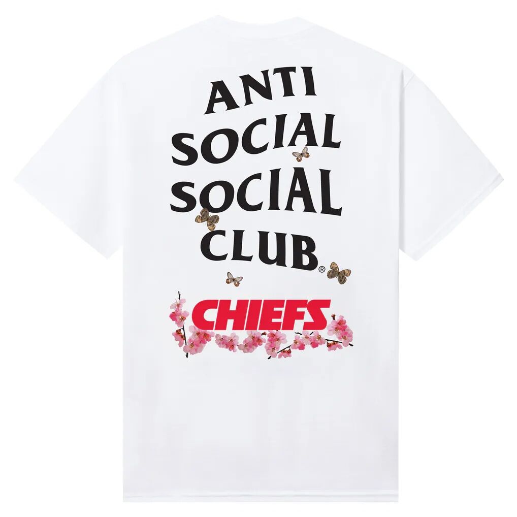 Kansas City Chiefs AntiSocialSocialClub x NFL Unisex Blossom T-Shirt