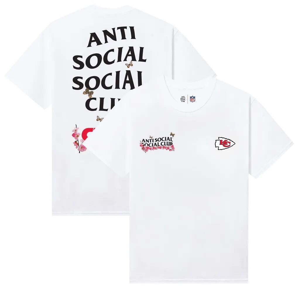 Kansas City Chiefs AntiSocialSocialClub x NFL Unisex Blossom T-Shirt