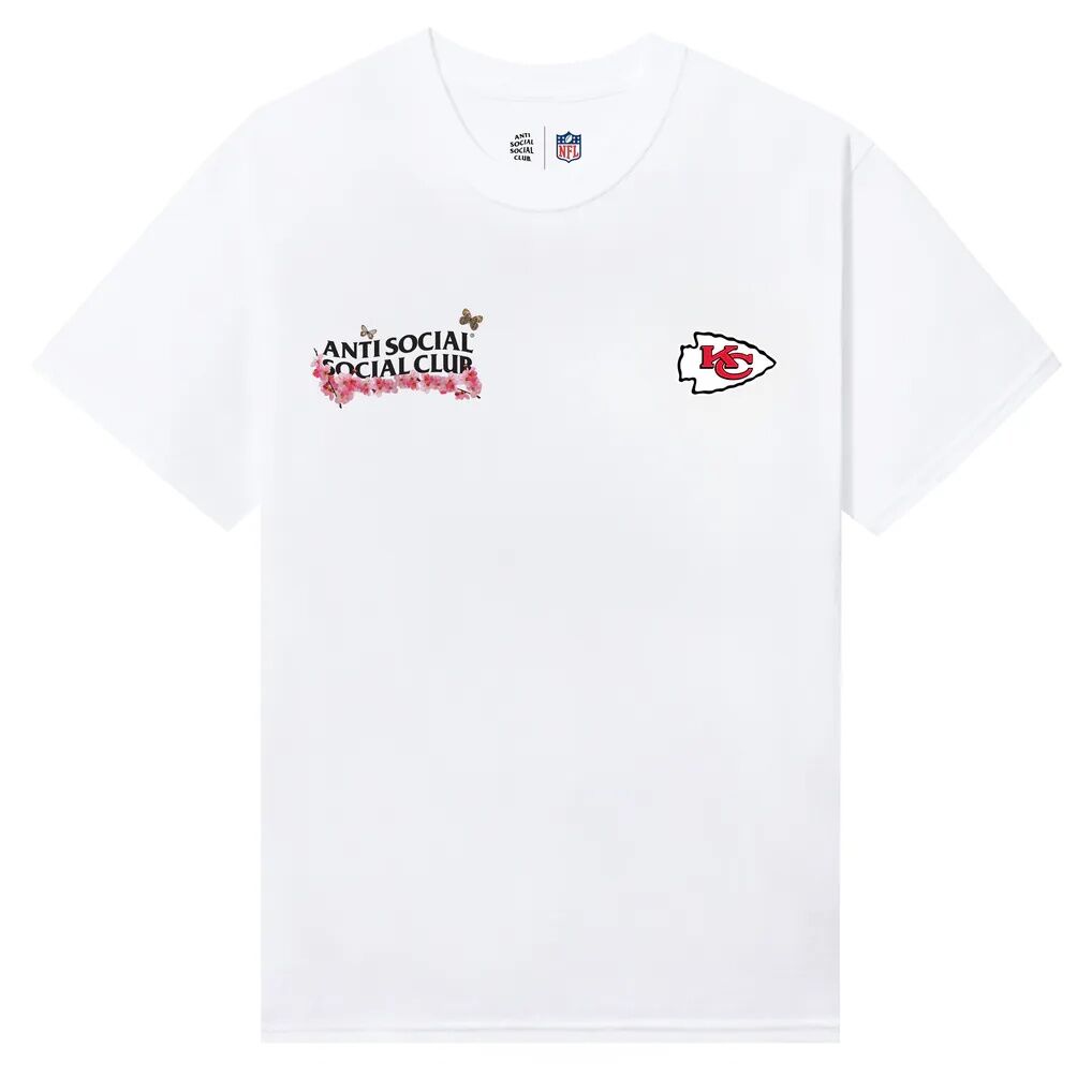 Kansas City Chiefs AntiSocialSocialClub x NFL Unisex Blossom T-Shirt