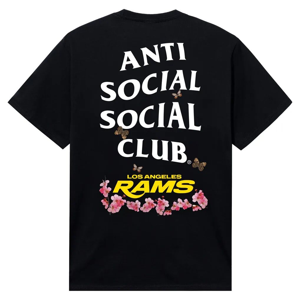 Los Angeles Rams AntiSocialSocialClub x NFL Unisex Blossom T-Shirt