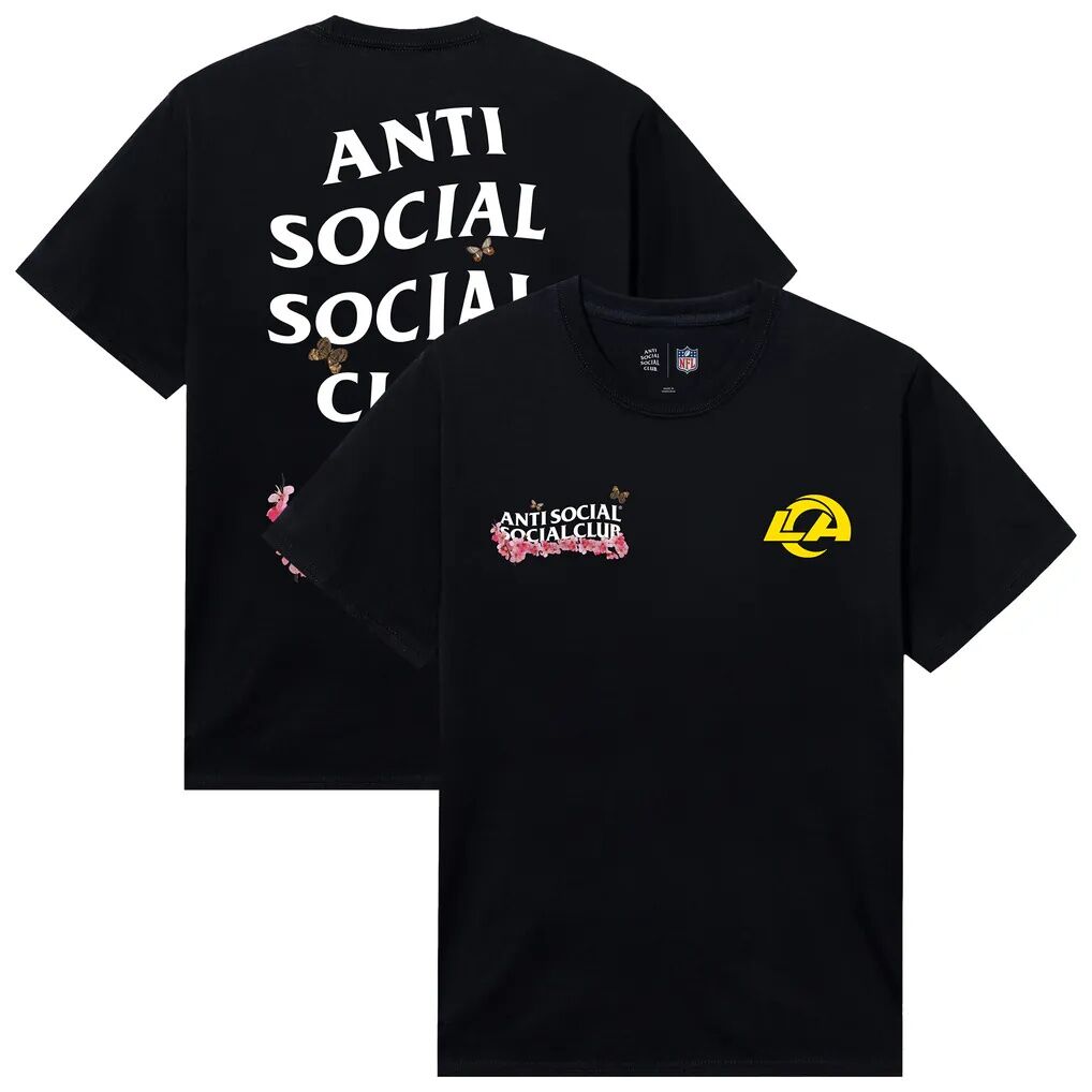 Los Angeles Rams AntiSocialSocialClub x NFL Unisex Blossom T-Shirt