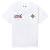 New Orleans Saints AntiSocialSocialClub x NFL Unisex Blossom T-Shirt - White - Side View