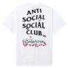 Miami Dolphins AntiSocialSocialClub x NFL Unisex Blossom T-Shirt - White - Detail View