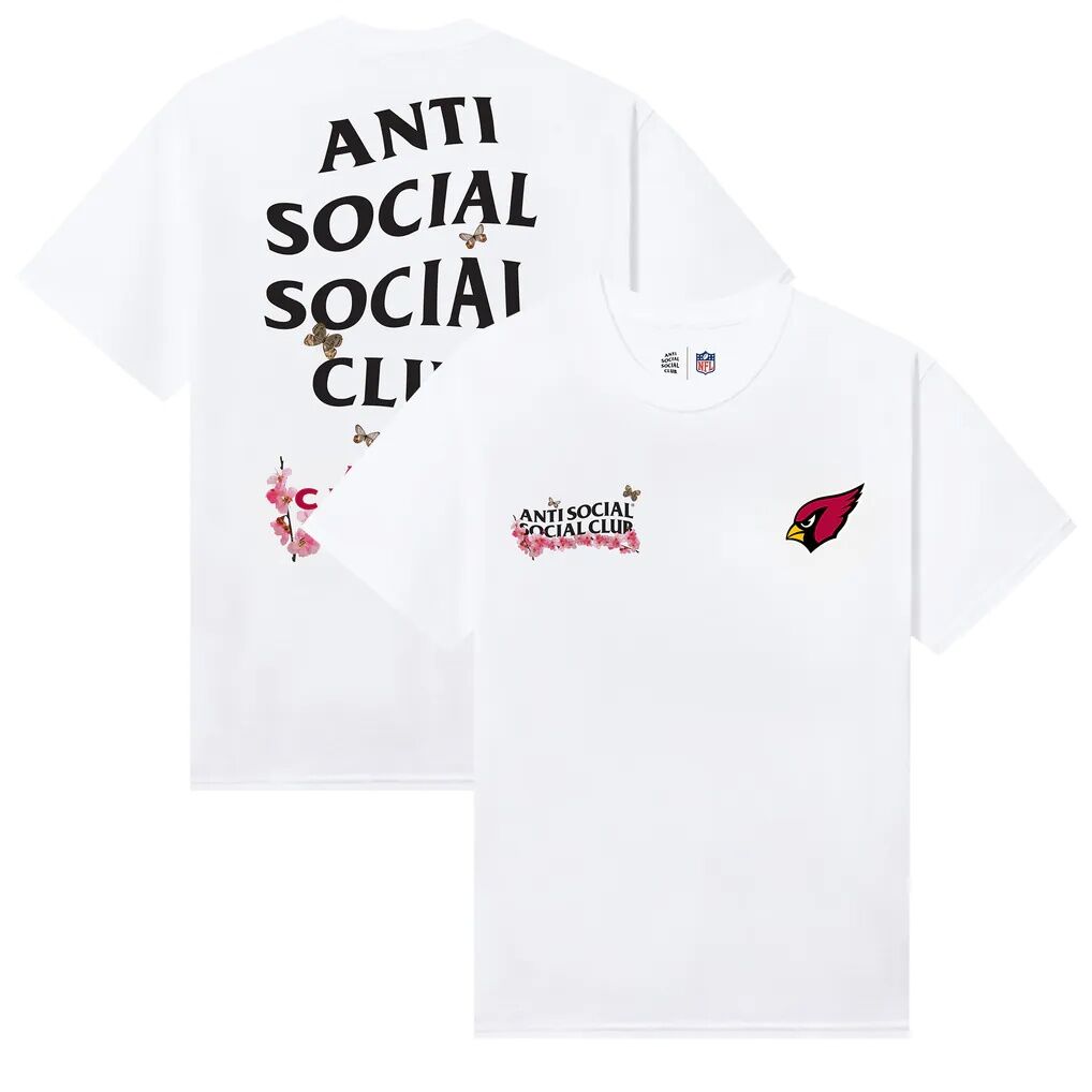 Arizona Cardinals AntiSocialSocialClub x NFL Unisex Blossom T-Shirt