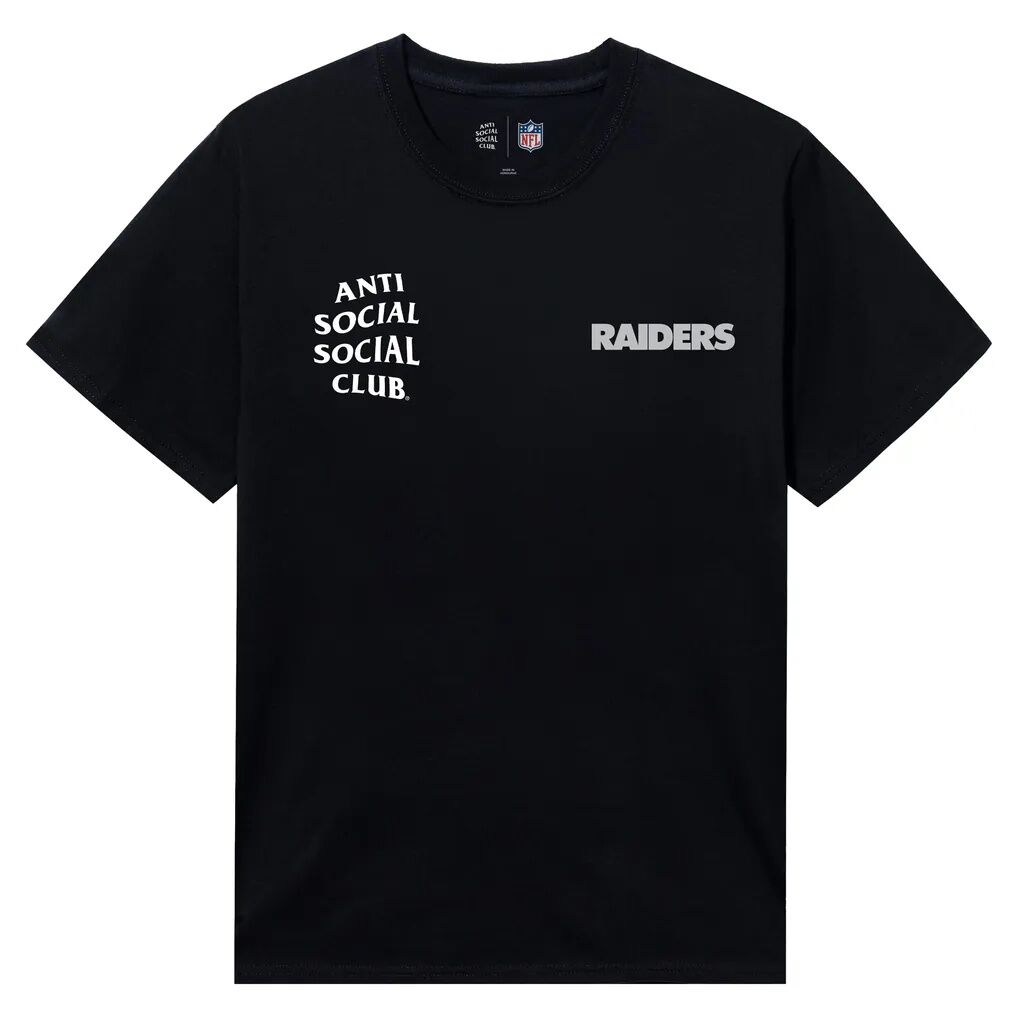 Las Vegas Raiders AntiSocialSocialClub x NFL Unisex Snap T-Shirt