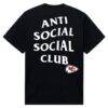 Kansas City Chiefs AntiSocialSocialClub x NFL Unisex Snap T-Shirt - Black - Detail View