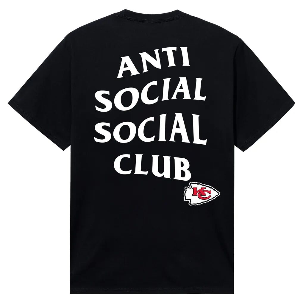 Kansas City Chiefs AntiSocialSocialClub x NFL Unisex Snap T-Shirt