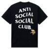 Minnesota Vikings AntiSocialSocialClub x NFL Unisex Snap T-Shirt - Black - Detail View