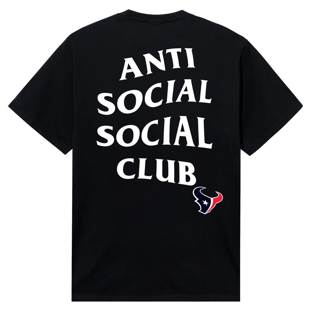 Houston Texans AntiSocialSocialClub x NFL Unisex Snap T-Shirt