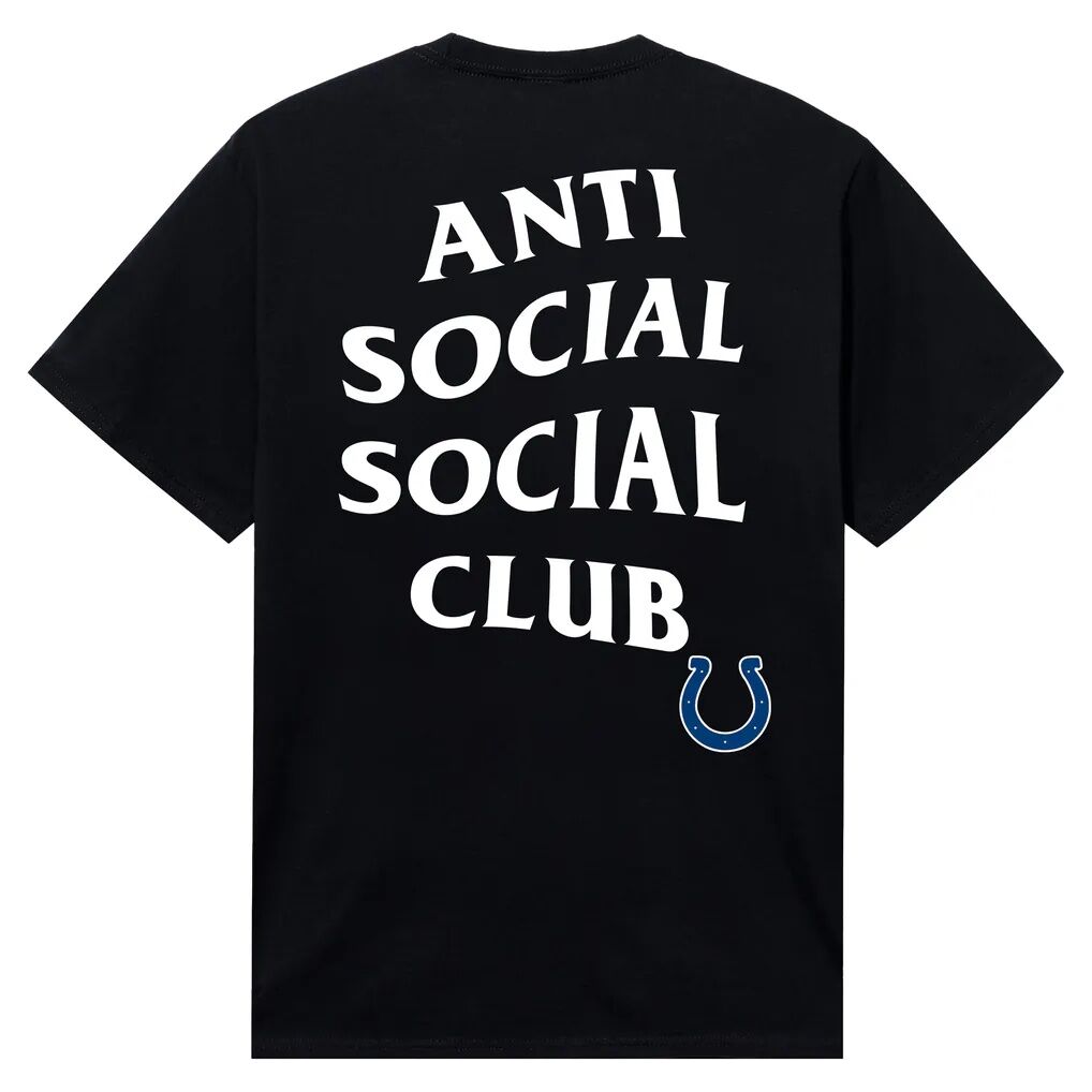 Indianapolis Colts AntiSocialSocialClub x NFL Unisex Snap T-Shirt