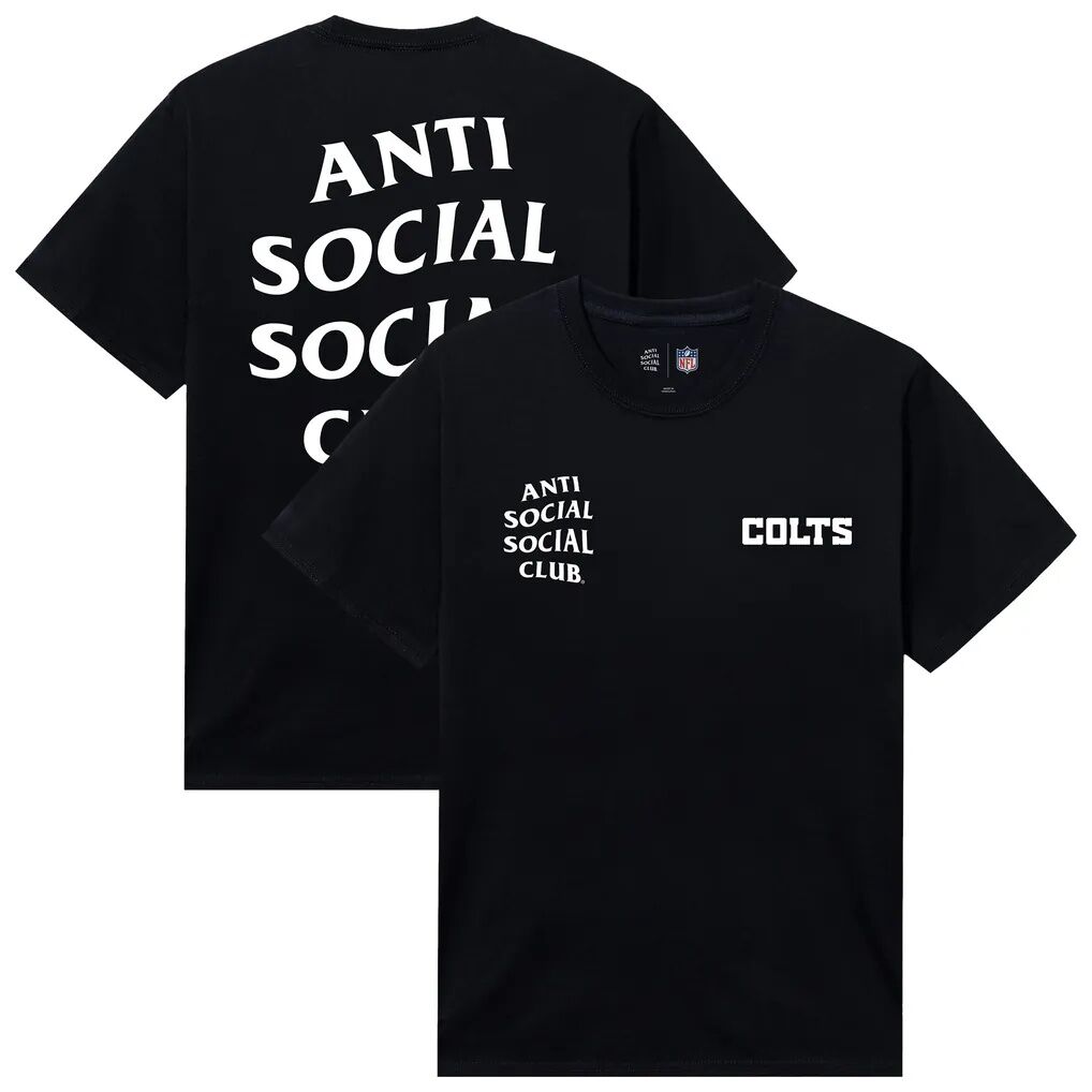Indianapolis Colts AntiSocialSocialClub x NFL Unisex Snap T-Shirt