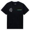 Los Angeles Chargers AntiSocialSocialClub x NFL Unisex Snap T-Shirt - Black - Side View