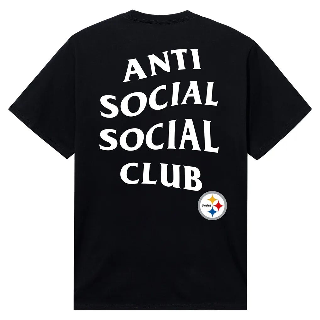 Pittsburgh Steelers AntiSocialSocialClub x NFL Unisex Snap T-Shirt