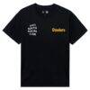 Pittsburgh Steelers AntiSocialSocialClub x NFL Unisex Snap T-Shirt - Black - Side View