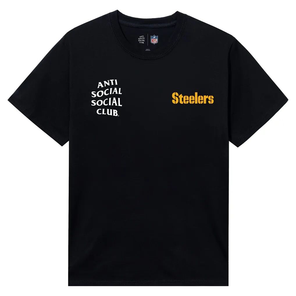 Pittsburgh Steelers AntiSocialSocialClub x NFL Unisex Snap T-Shirt