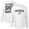 Nathan MacKinnon Colorado Avalanche Levelwear Oscar Long Sleeve T-Shirt - White - Front View