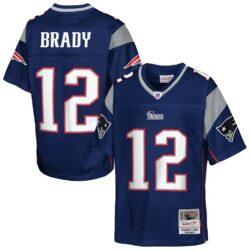 Tom Brady New England Patriots Mitchell & Ness Preschool Legacy Retired Player Jersey - Navy - Front View