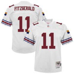 Larry Fitzgerald Arizona Cardinals 2004 Mitchell & Ness Youth Legacy Home Throwback Jersey - White - Front View