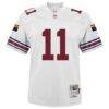 Larry Fitzgerald Arizona Cardinals 2004 Mitchell & Ness Youth Legacy Home Throwback Jersey - White - Side View