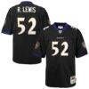 Ray Lewis Baltimore Ravens Mitchell & Ness Youth 2004 Legacy Player Jersey - Black - Front View