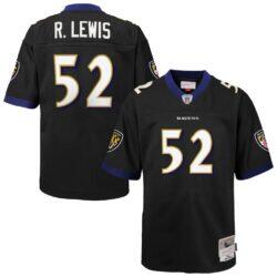 Ray Lewis Baltimore Ravens Mitchell & Ness Youth 2004 Legacy Player Jersey - Black - Front View