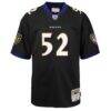 Ray Lewis Baltimore Ravens Mitchell & Ness Youth 2004 Legacy Player Jersey - Black - Side View