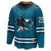 Darnell Nurse San Jose Sharks Fashion7 Home Breakaway Jersey - Teal - Side View