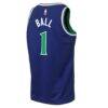 LaMelo Ball Minnesota Timberwolves Nike Youth Swingman Jersey - Blue - Detail View