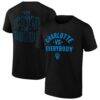 Charlotte FC Paper Planes Unisex The City Is Mine T-Shirt - Black - Front View