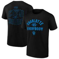 Charlotte FC Paper Planes Unisex The City Is Mine T-Shirt - Black - Front View