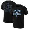 New York City FC Paper Planes Unisex The City Is Mine T-Shirt - Black - Front View