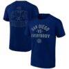 San Diego FC Paper Planes Unisex The City Is Mine T-Shirt - Navy - Front View
