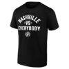 Nashville SC Paper Planes Unisex The City Is Mine T-Shirt - Black - Side View