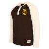 San Diego Padres Darius Rucker Collection by Fashion7 Henley Long Sleeve T-Shirt - - Detail View