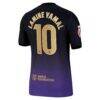 Lamine Yamal Barcelona Nike 2026/27 Away Match Authentic Jersey - Purple - Detail View