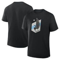 Minnesota United FC Fashion7 Logo T-Shirt - Black - Front View