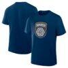 San Diego FC Fashion7 Logo T-Shirt - Navy - Front View