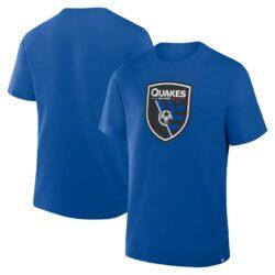 San Jose Earthquakes Fashion7 Logo T-Shirt - Blue - Front View