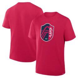 St. Louis CITY SC Fashion7 Logo T-Shirt - Red - Front View